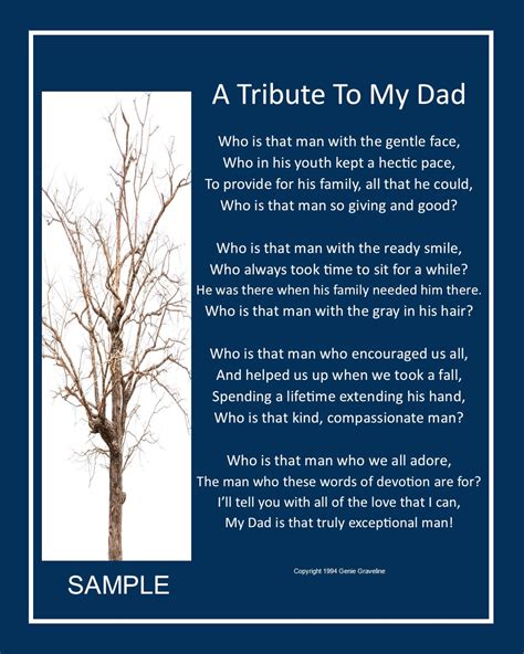 Commemorative Speech On Dad